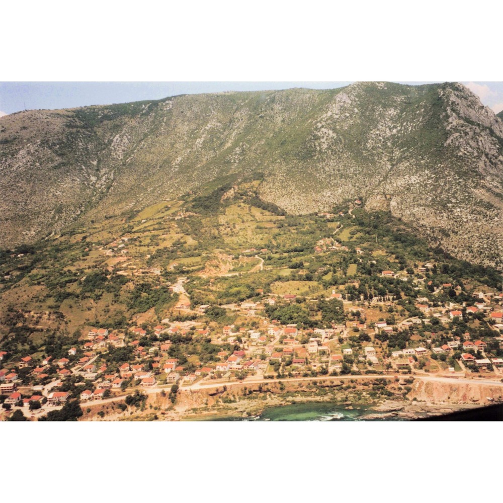 Vintage 1999 USAF Aerial Photos Bosnia Balkans Mountains Rivers Lot of 11 - Picture 11 of 11